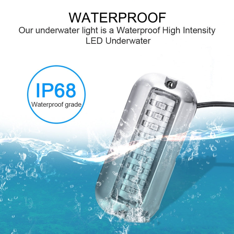 2 PCS MK-027 Ship / Yacht 10-30V 27LEDs Waterproof Stainless Steel Underwater Light