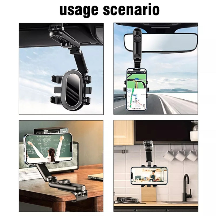 Multifunctional Car Sun Visor Rear Seat Mobile Phone Holder