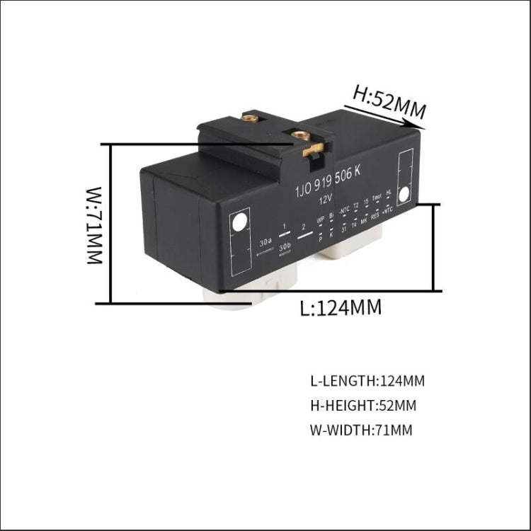 Car Relay Air Conditioning Controller 1J0919506K  for Volkswagen Bora / Golf 4