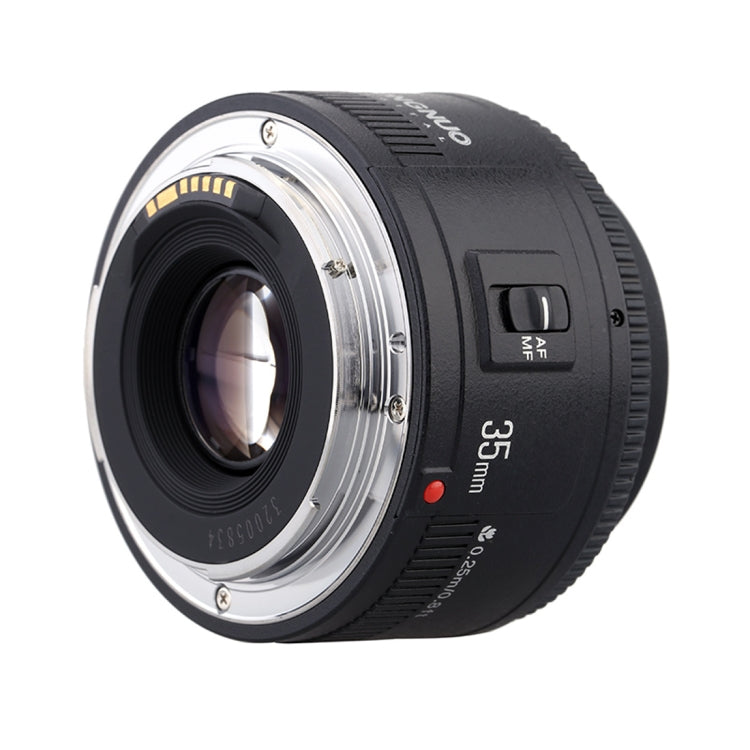 YONGNUO YN35MM F2N 1:2 AF/MF Wide-Angle Fixed/Prime Auto Focus Lens for Nikon DSLR Cameras