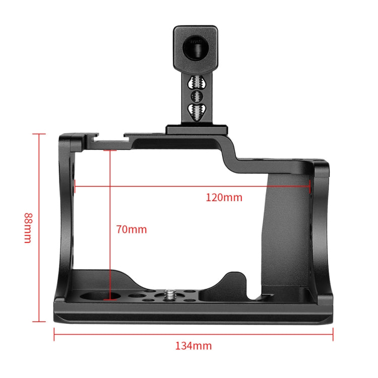 YELANGU C14 YLG0714A Video Camera Cage Stabilizer with Handle for Canon EOS M50