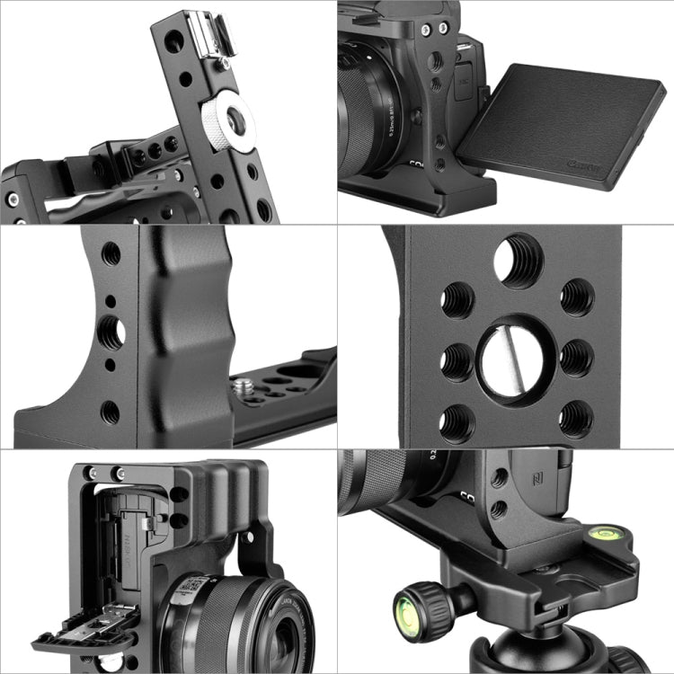 YELANGU C14 YLG0714A Video Camera Cage Stabilizer with Handle for Canon EOS M50