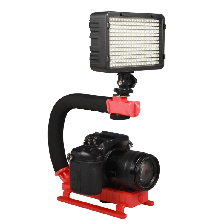 YELANGU S2-1 C-shaped Video Handle DV Bracket Stabilizer for All SLR Cameras and Home DV Camera