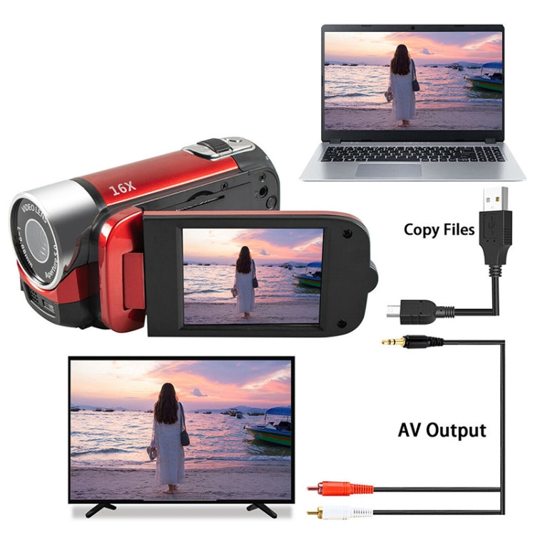 16X Digital Zoom HD 16 Million Pixel Home Travel DV Camera, EU Plug