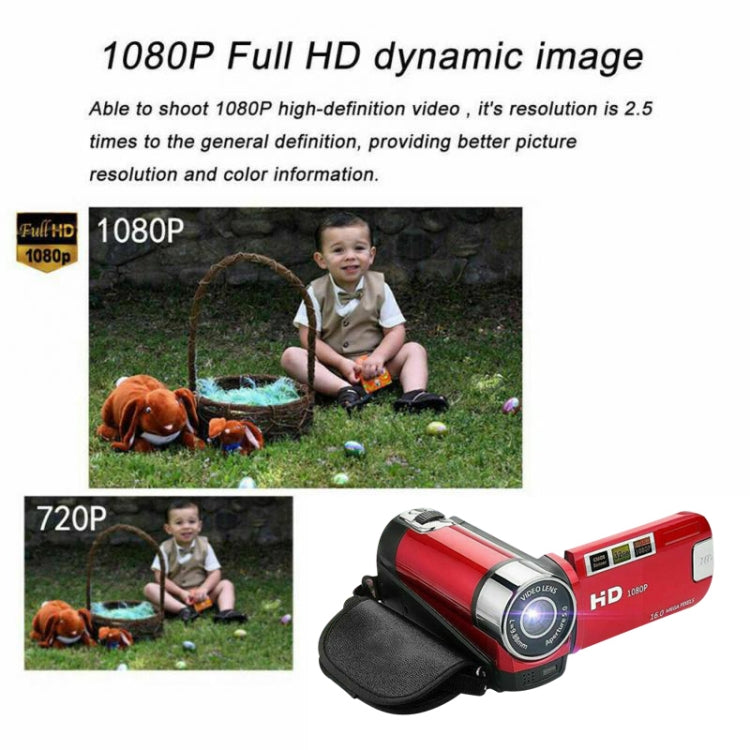 16X Digital Zoom HD 16 Million Pixel Home Travel DV Camera, EU Plug