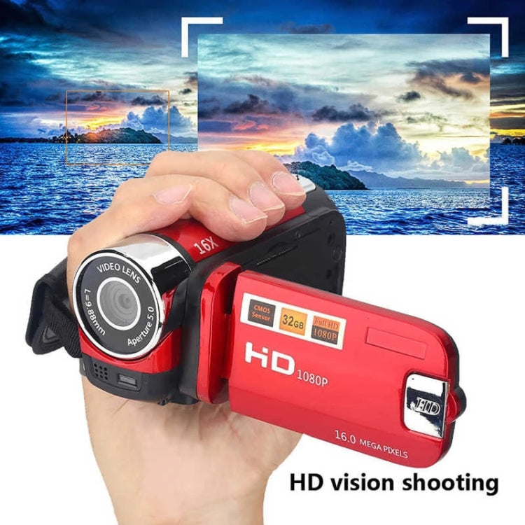 16X Digital Zoom HD 16 Million Pixel Home Travel DV Camera, EU Plug