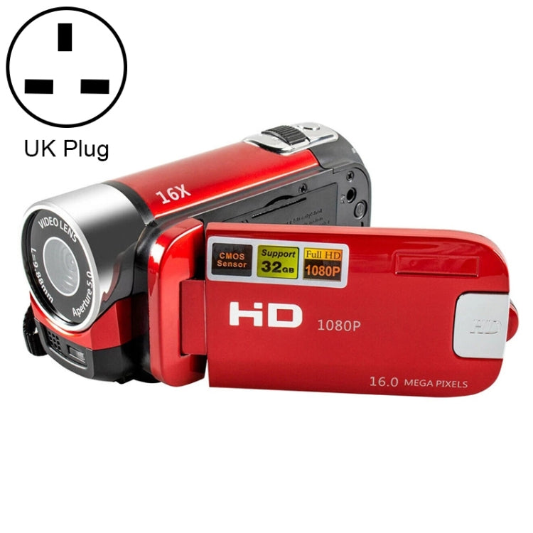 16X Digital Zoom HD 16 Million Pixel Home Travel DV Camera, UK Plug