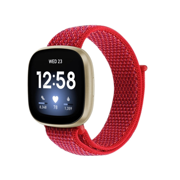 For Fitbit Versa 3 Nylon Loop Replacement Strap Watchband