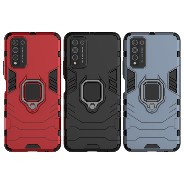 PC + TPU Shockproof Protective Case with Magnetic Ring Holder