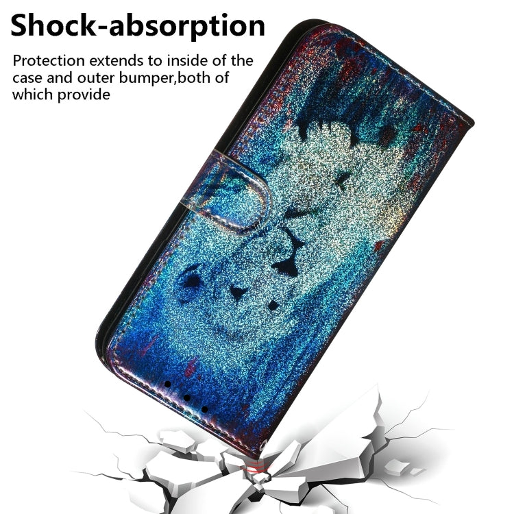 Colored Drawing Pattern Colorful Magnetic Buckle Horizontal Flip PU Leather Case with Holder & Card Slots & Wallet & Lanyard
