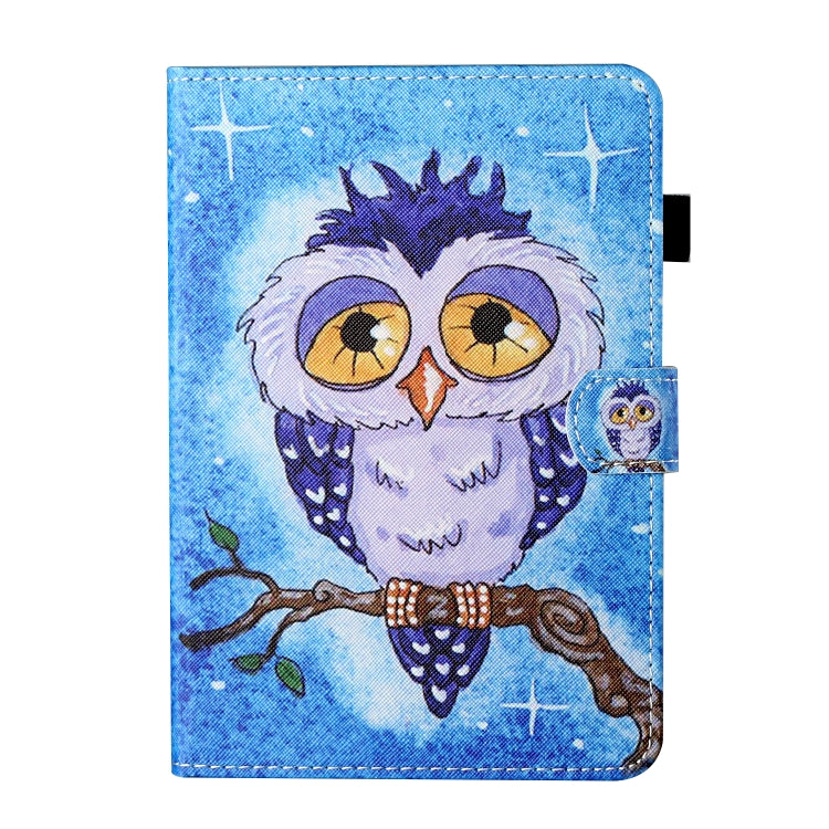 Coloured Drawing Stitching Horizontal Flip Leather Case with Holder & Card Slot & Sleep / Wake-up Function