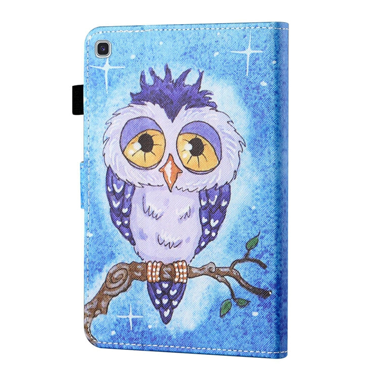 Coloured Drawing Stitching Horizontal Flip Leather Case with Holder & Card Slot & Sleep / Wake-up Function