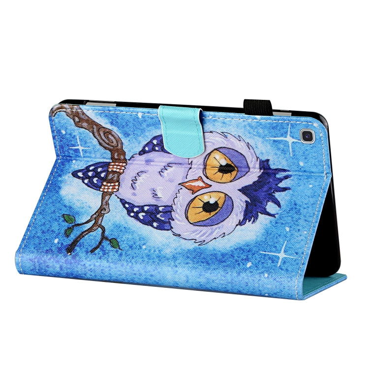 Coloured Drawing Stitching Horizontal Flip Leather Case with Holder & Card Slot & Sleep / Wake-up Function