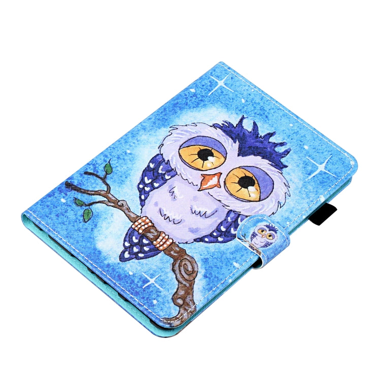 Coloured Drawing Stitching Horizontal Flip Leather Case with Holder & Card Slot & Sleep / Wake-up Function