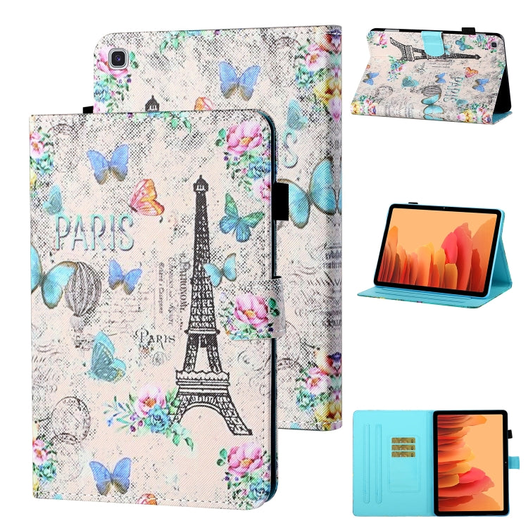 Coloured Drawing Stitching Horizontal Flip Leather Case with Holder & Card Slot & Sleep / Wake-up Function