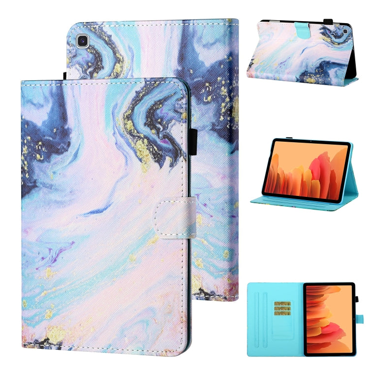Coloured Drawing Stitching Horizontal Flip Leather Case with Holder & Card Slot & Sleep / Wake-up Function