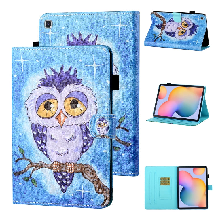 Coloured Drawing Stitching Horizontal Flip Leather Case with Holder & Card Slot & Sleep / Wake-up Function