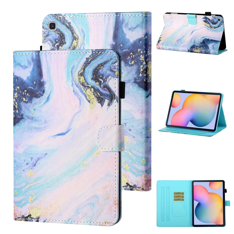 Coloured Drawing Stitching Horizontal Flip Leather Case with Holder & Card Slot & Sleep / Wake-up Function