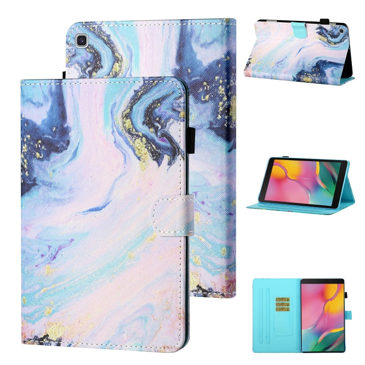 Coloured Drawing Stitching Horizontal Flip Leather Case with Holder & Card Slot & Sleep / Wake-up Function