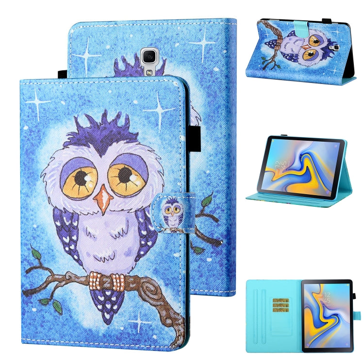 Coloured Drawing Stitching Horizontal Flip Leather Case with Holder & Card Slot & Sleep / Wake-up Function
