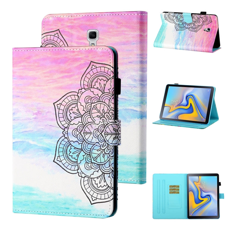 Coloured Drawing Stitching Horizontal Flip Leather Case with Holder & Card Slot & Sleep / Wake-up Function