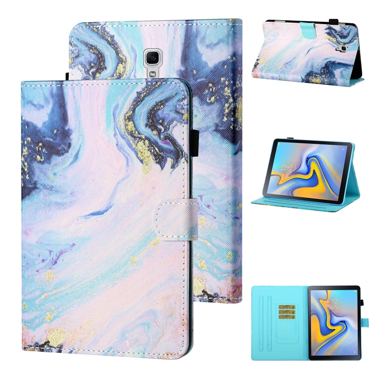 Coloured Drawing Stitching Horizontal Flip Leather Case with Holder & Card Slot & Sleep / Wake-up Function