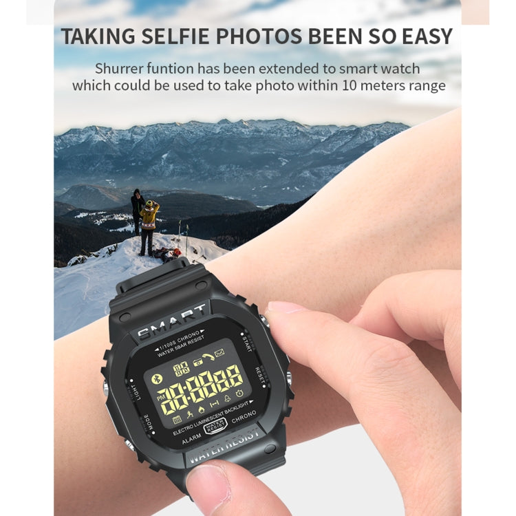 Lokmat MK22 1.21 inch FSTN LCD Screen 50m Waterproof Smart Watch, Support Information Reminder / Remote Camera / Sport Record