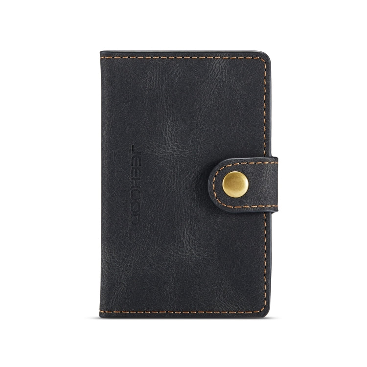 JEEHOOD Retro Magnetic Detachable Leather Case with Wallet & Card Slot & Holder