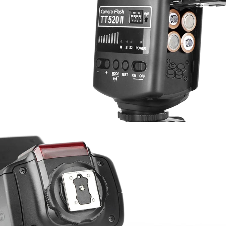 Godox TT520II 433MHZ Wireless 1/300s-1/2000s HSS Flash Speedlite Camera Top Fill Light for Canon / Nikon DSLR Cameras