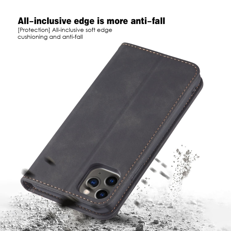 Skin-feel Calfskin Texture Magnetic Dual-Fold Horizontal Flip Leather Case with Holder & Card Slots & Wallet