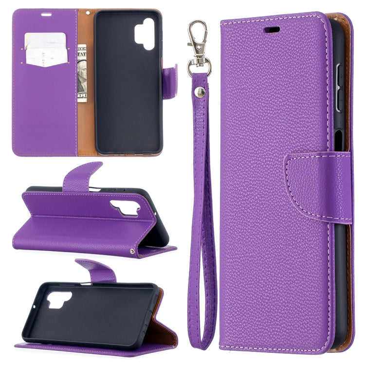 Litchi Texture Pure Color Horizontal Flip PU Leather Case with Holder & Card Slots & Wallet & Lanyard