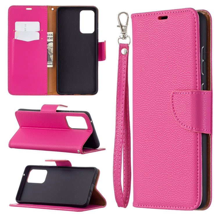 Litchi Texture Pure Color Horizontal Flip PU Leather Case with Holder & Card Slots & Wallet & Lanyard