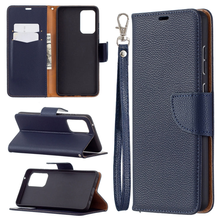 Litchi Texture Pure Color Horizontal Flip PU Leather Case with Holder & Card Slots & Wallet & Lanyard