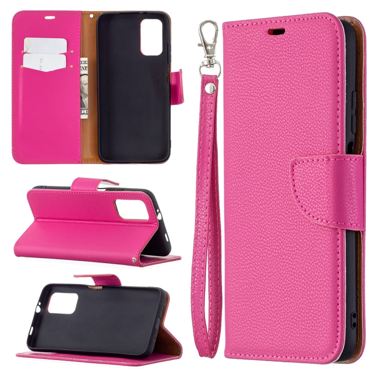 Litchi Texture Pure Color Horizontal Flip PU Leather Case with Holder & Card Slots & Wallet & Lanyard