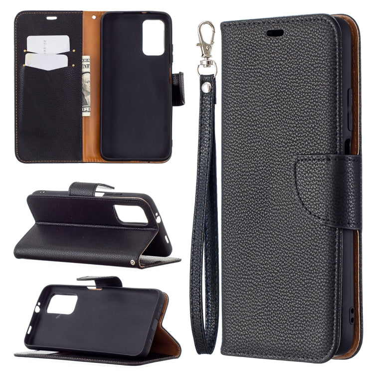 Litchi Texture Pure Color Horizontal Flip PU Leather Case with Holder & Card Slots & Wallet & Lanyard
