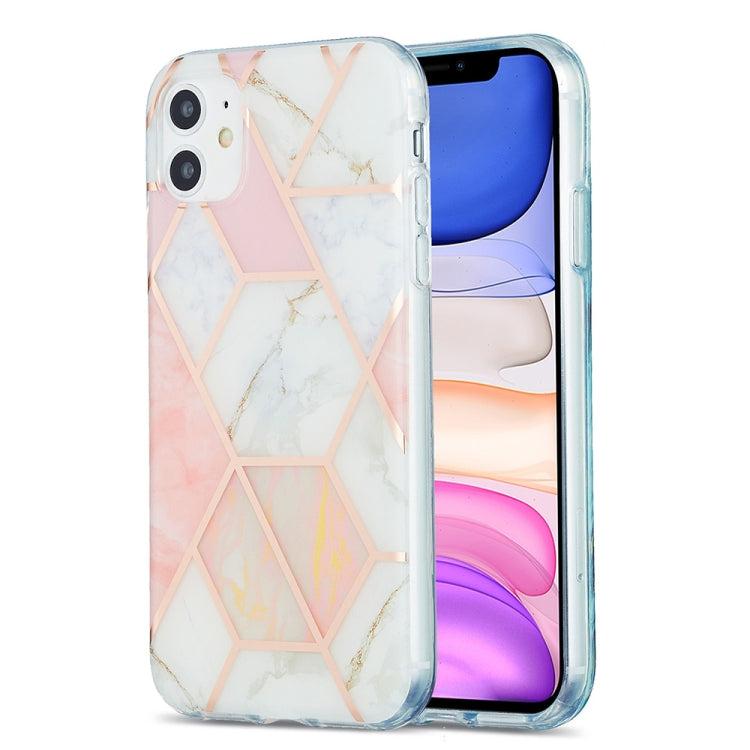 3D Electroplating Marble Pattern TPU Protective Case