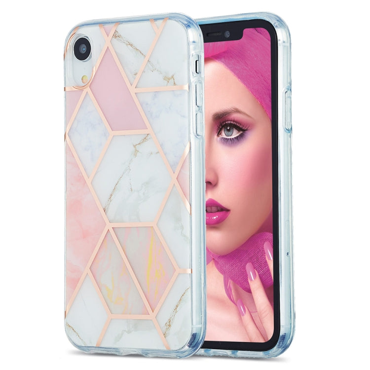 3D Electroplating Marble Pattern TPU Protective Case