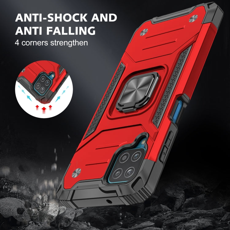 Magnetic Armor Shockproof TPU + PC Case with Metal Ring Holder