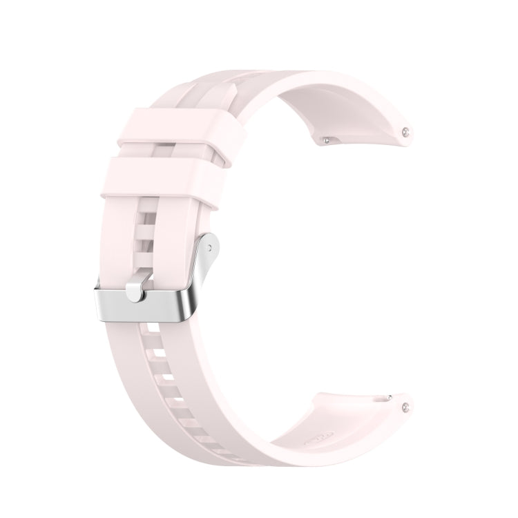 For Amazfit GTR 2e / GTR 2 22mm Silicone Replacement Strap Watchband with Silver Buckle