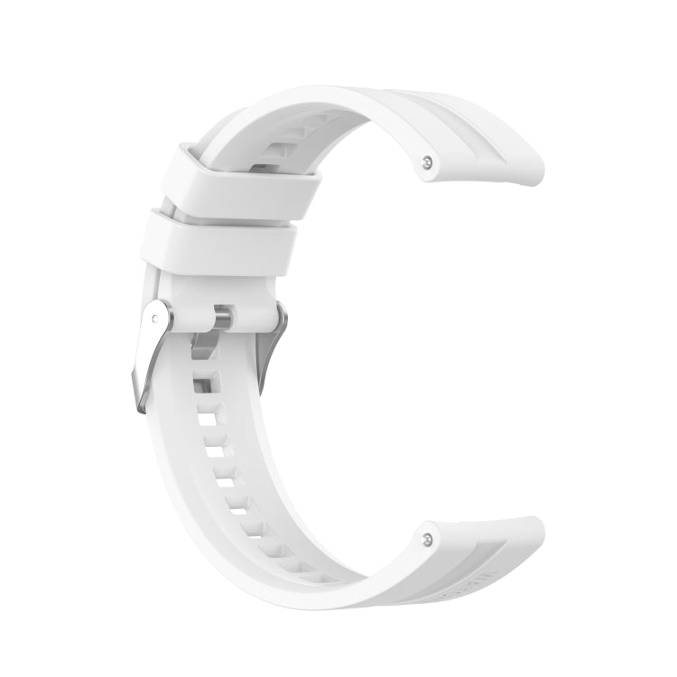 For Amazfit GTS 2e / GTS 2 20mm Silicone Replacement Strap Watchband with Silver Buckle