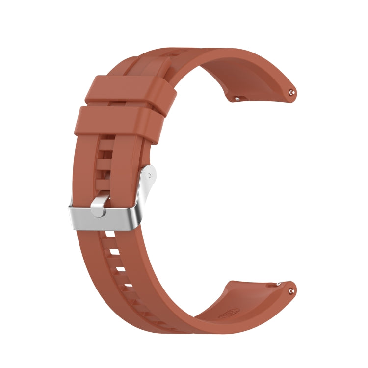 For Amazfit GTS 2e / GTS 2 20mm Silicone Replacement Strap Watchband with Silver Buckle