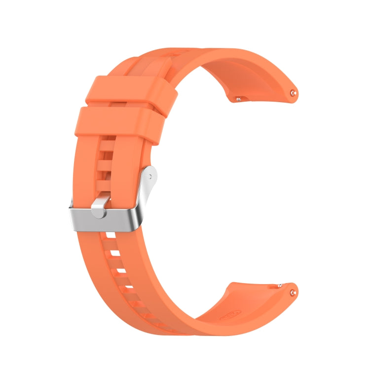 For Amazfit GTS 2e / GTS 2 20mm Silicone Replacement Strap Watchband with Silver Buckle