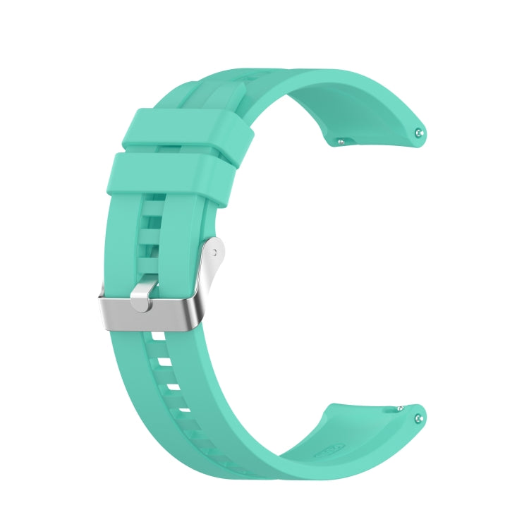 For Amazfit GTS 2e / GTS 2 20mm Silicone Replacement Strap Watchband with Silver Buckle