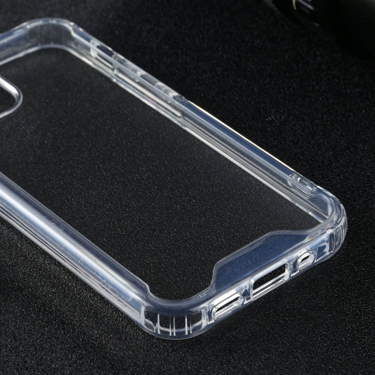 Four-corner Shockproof Transparent TPU + PC Protective Case