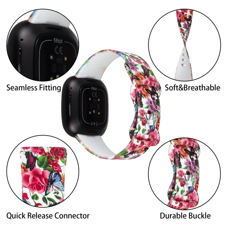 For Fitbit Versa 3 Printing Replacement Strap Watchband