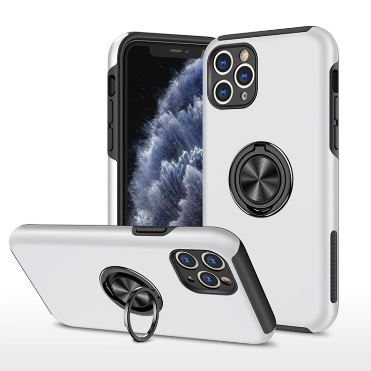 PC + TPU Shockproof Magnetic Protective Case with Invisible Ring Holder