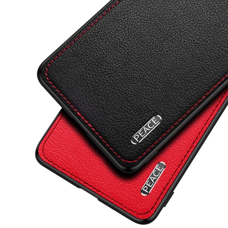 Frosted Metal + Leather Texture Protective Case