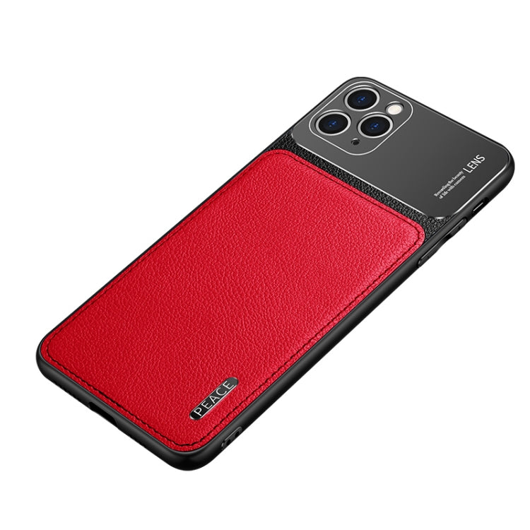 Frosted Metal + Leather Texture Protective Case