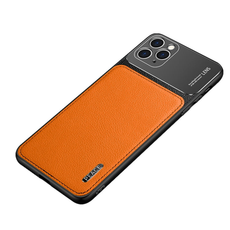 Frosted Metal + Leather Texture Protective Case