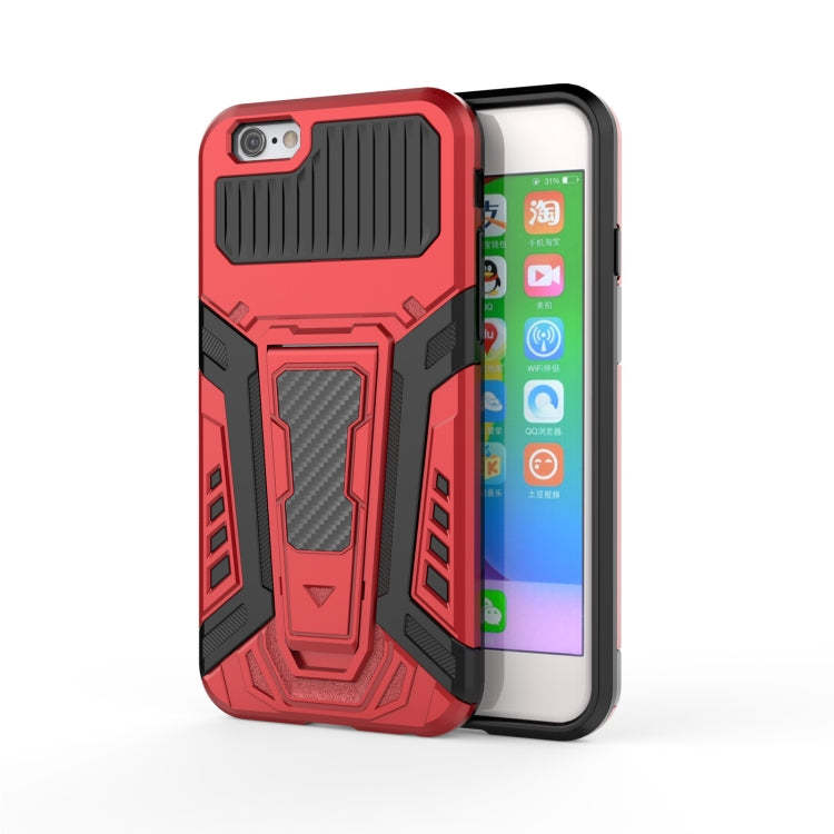 War Chariot Series Armor All-inclusive Shockproof PC + TPU Protective Case with Invisible Holder
